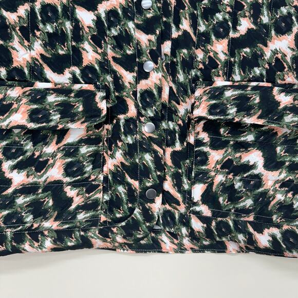 RACHEL COMEY x TARGET‎ Animal Print Cropped Quilted Jacket Black NWT Women's XS - Picture 7 of 11